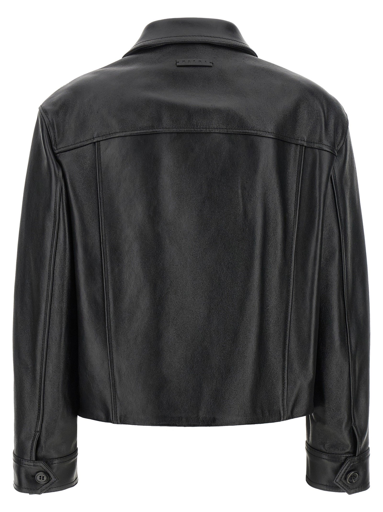 Leather and suede jacket - Image 2