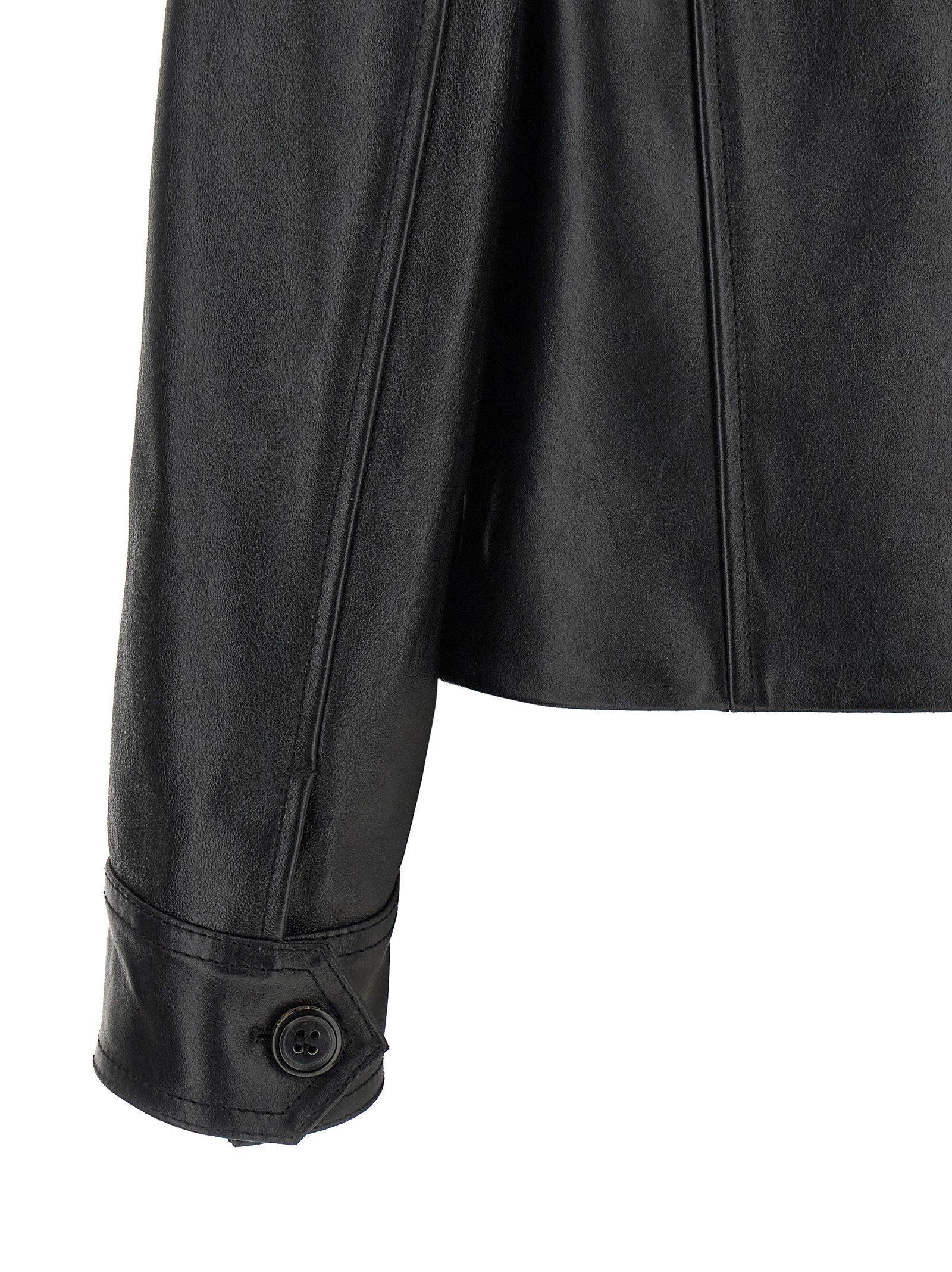 Leather and suede jacket - Image 4