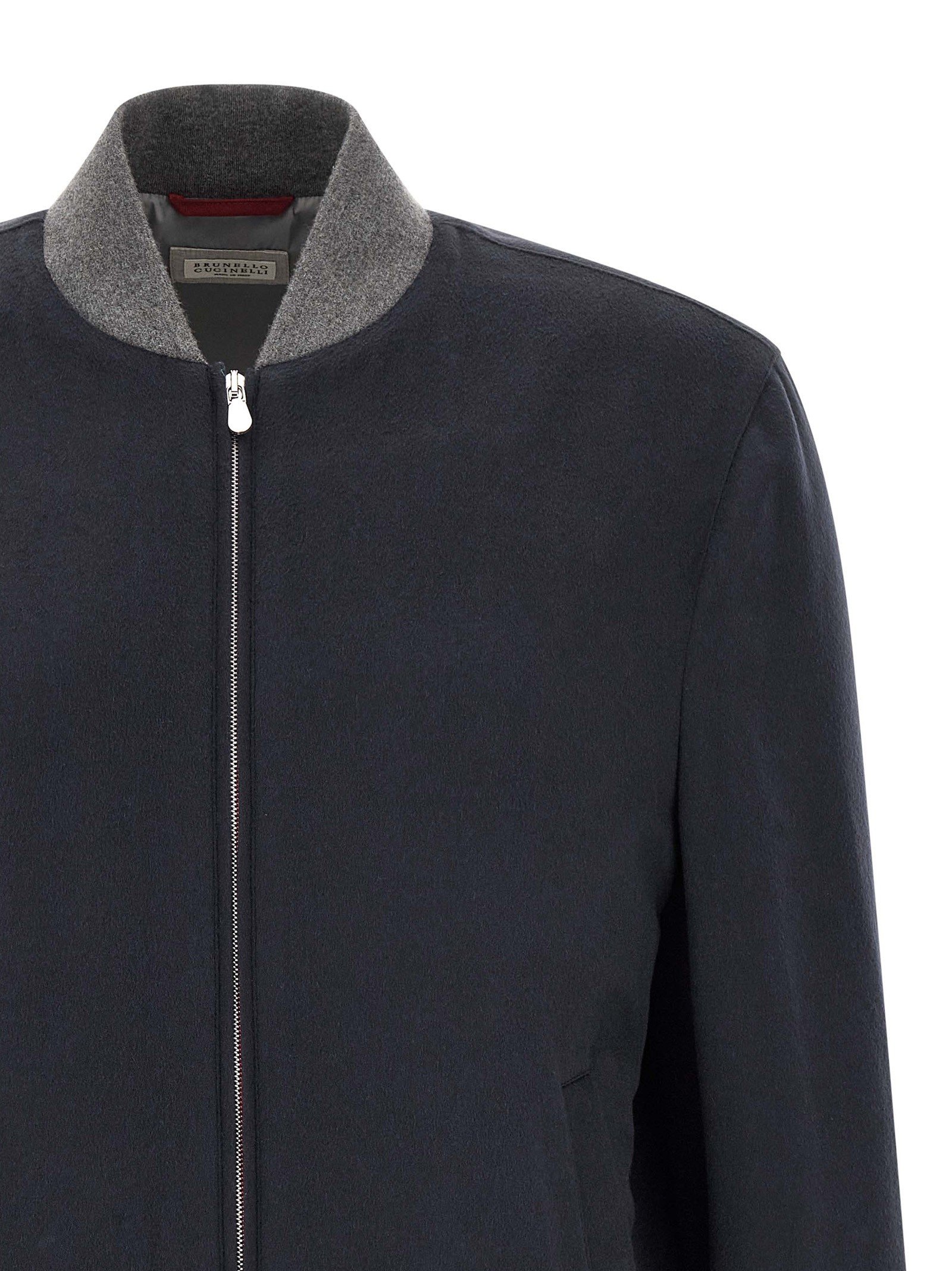Light flannel bomber jacket - Image 3