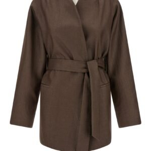 Linen blend blazer