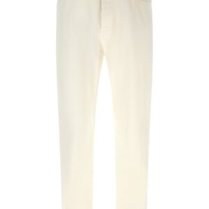 Logo embroidery jeans