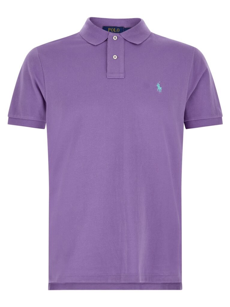 Logo embroidery polo shirt