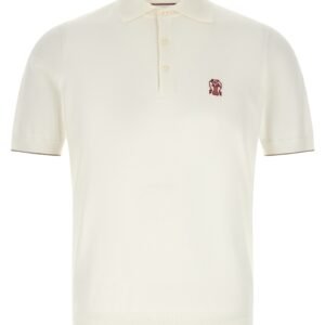 Logo embroidery polo shirt