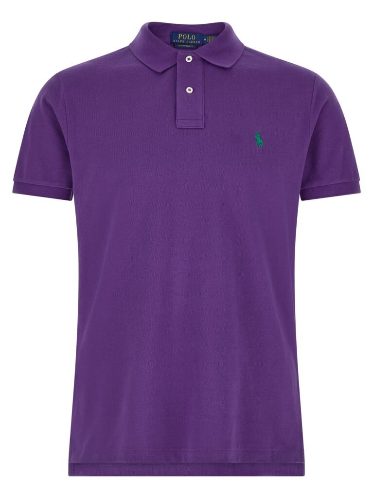 Logo embroidery polo shirt