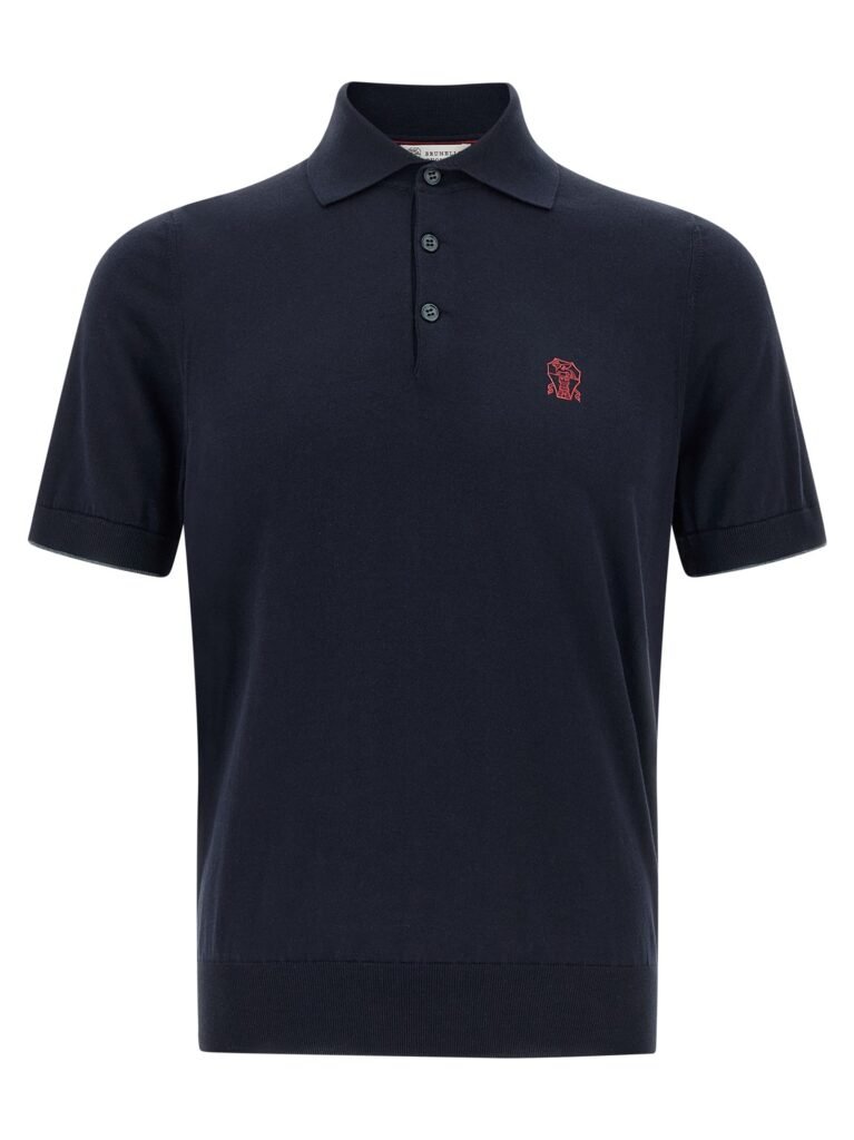 Logo embroidery polo shirt