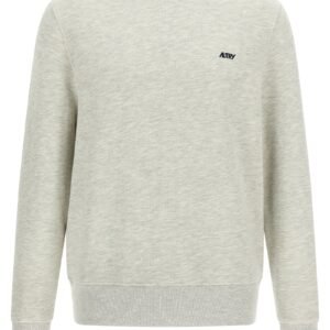 Logo embroidery sweatshirt