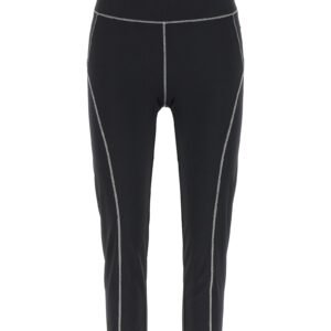 Logo patch leggings