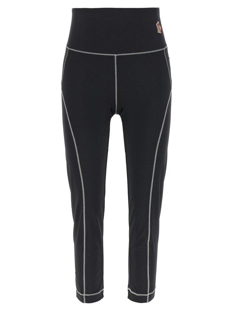 Logo patch leggings