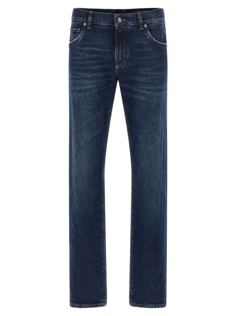 Logo plaque jeans