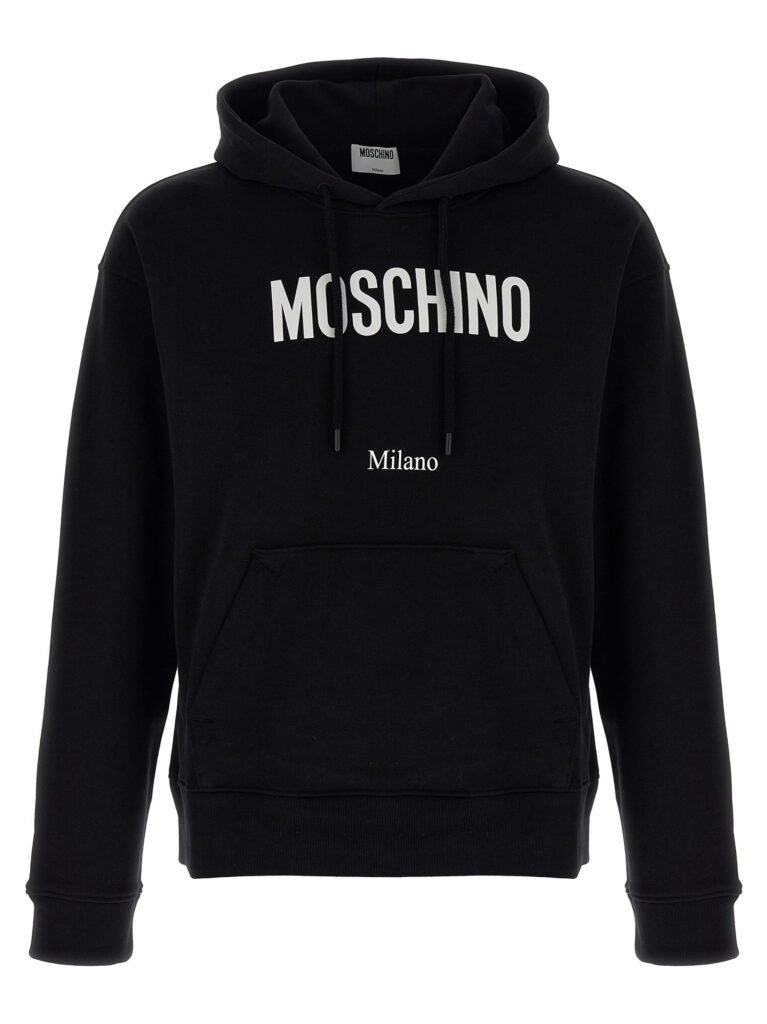 Logo print hoodie