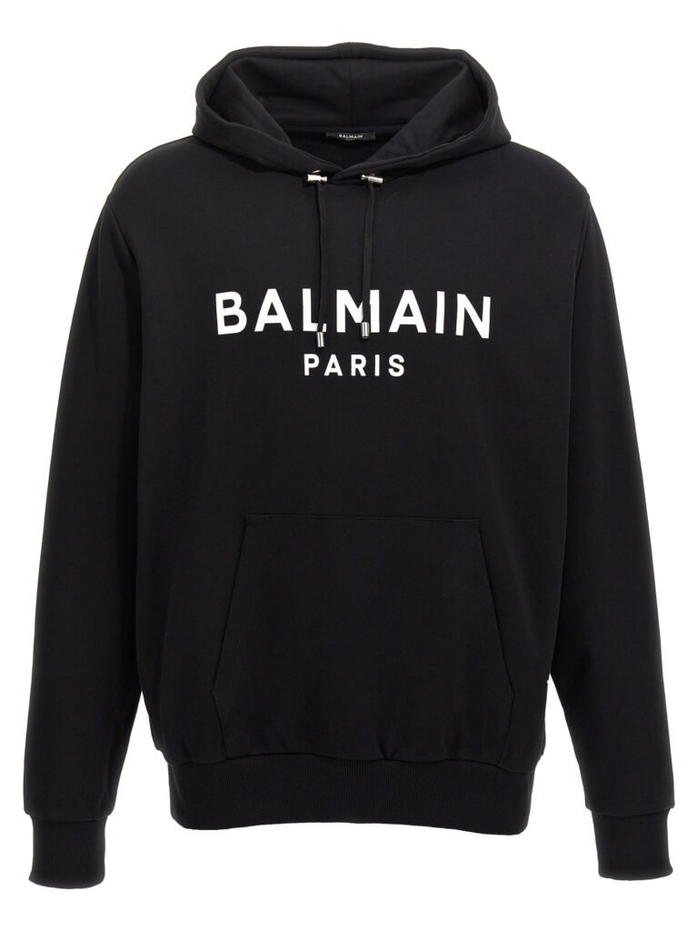 Logo print hoodie
