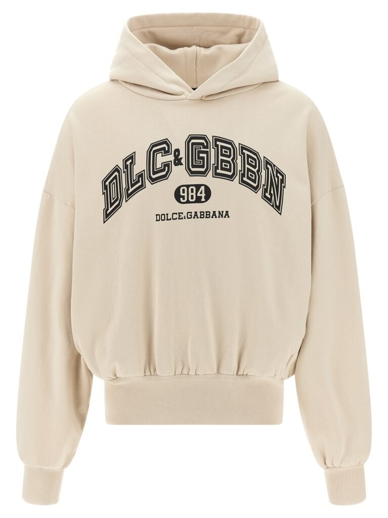 Logo print hoodie