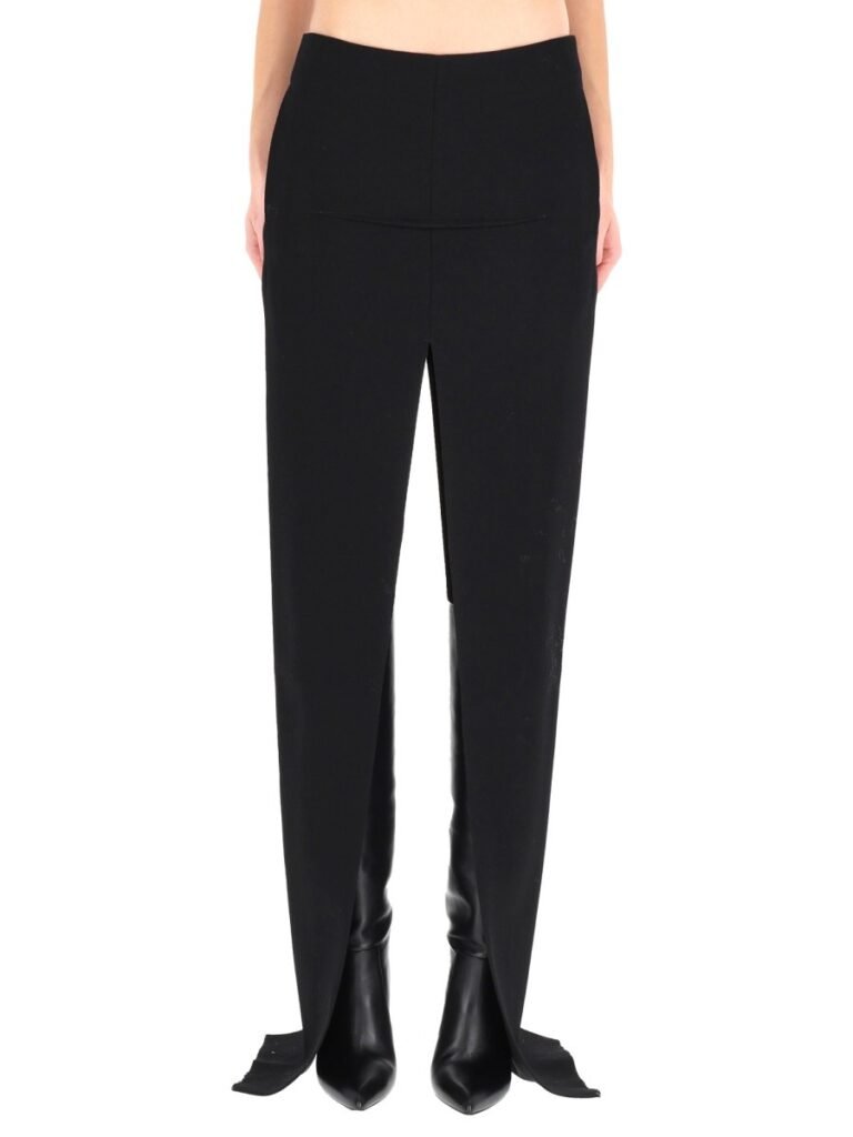 LONG SKIRT WITH CENTER SLITS