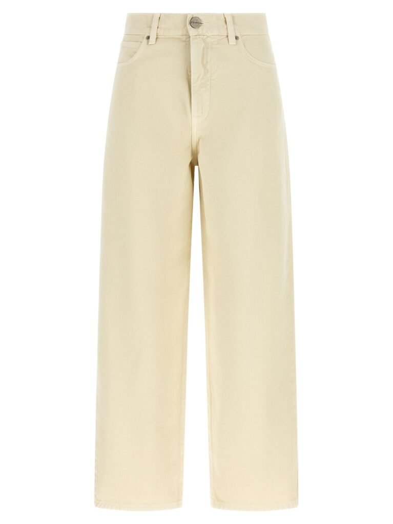 'Love Birds' embroidery jeans