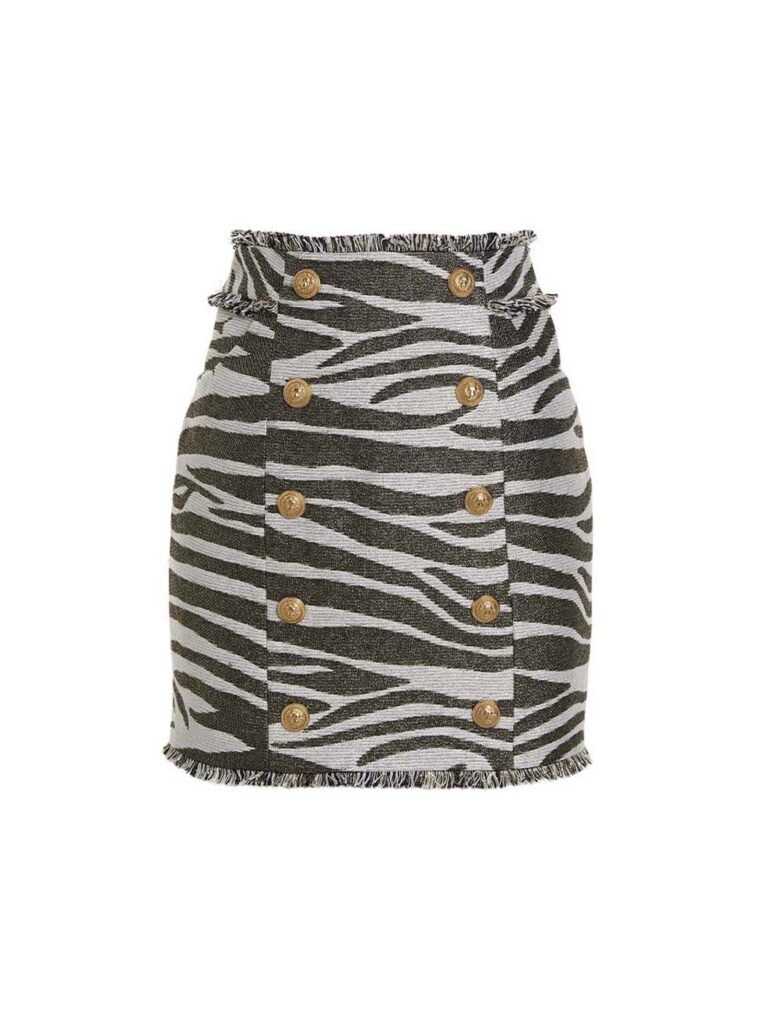 Lurex Zebra' skirt