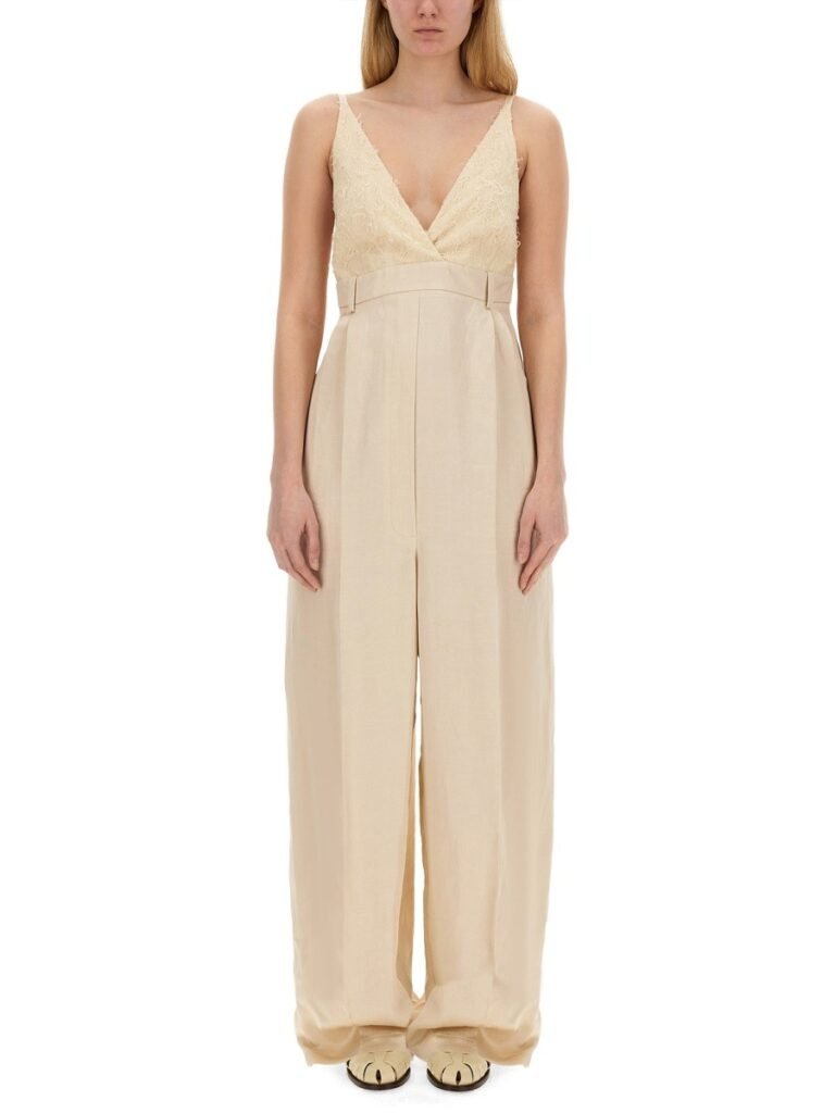 MALFILE' SATIN JUMPSUIT