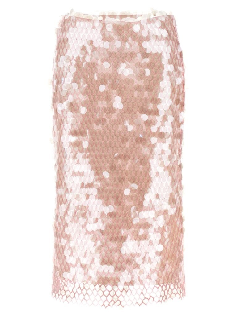 Maxi sequin skirt