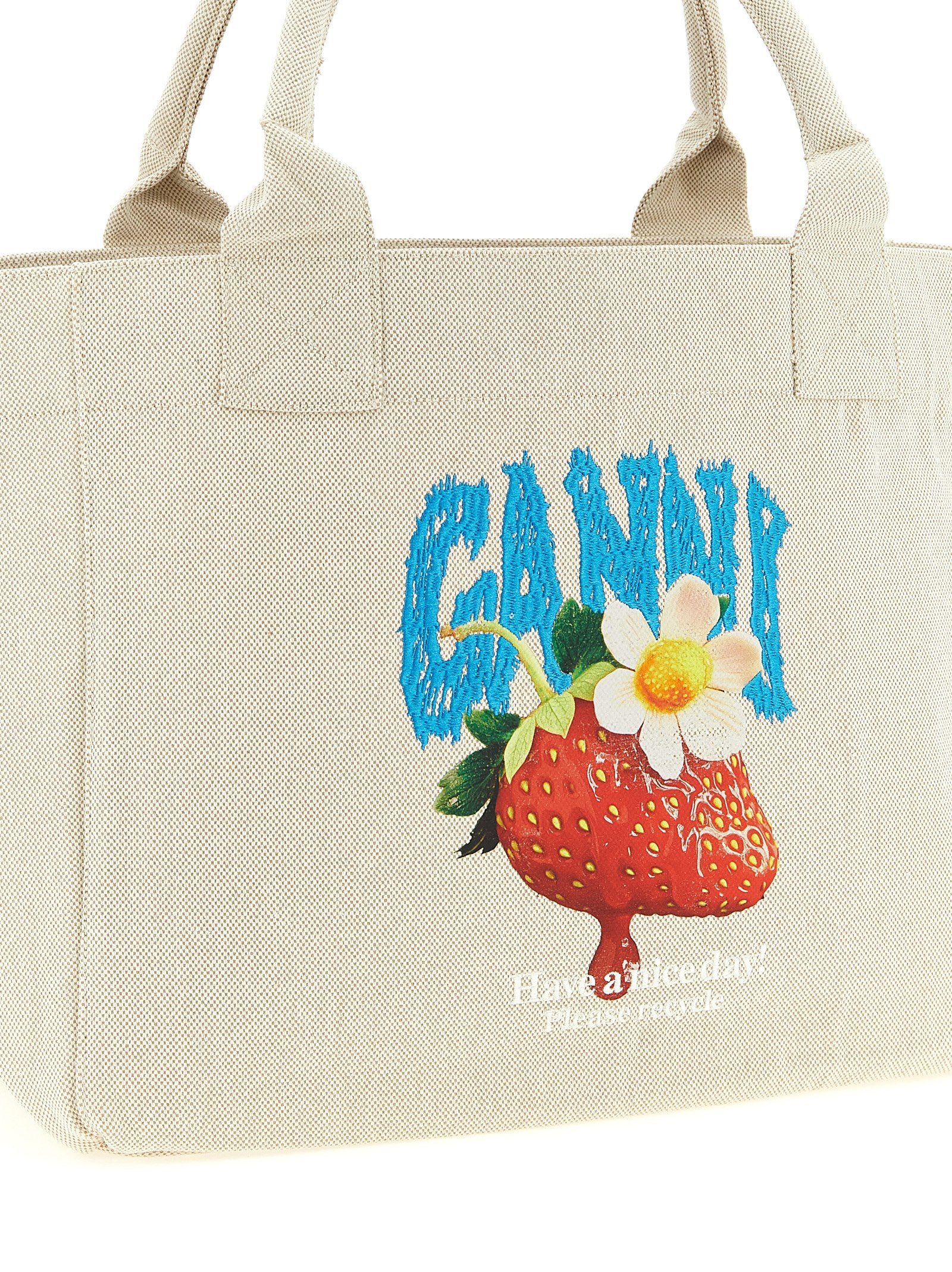 Medium 'Strawberry' shopping bag - Image 3