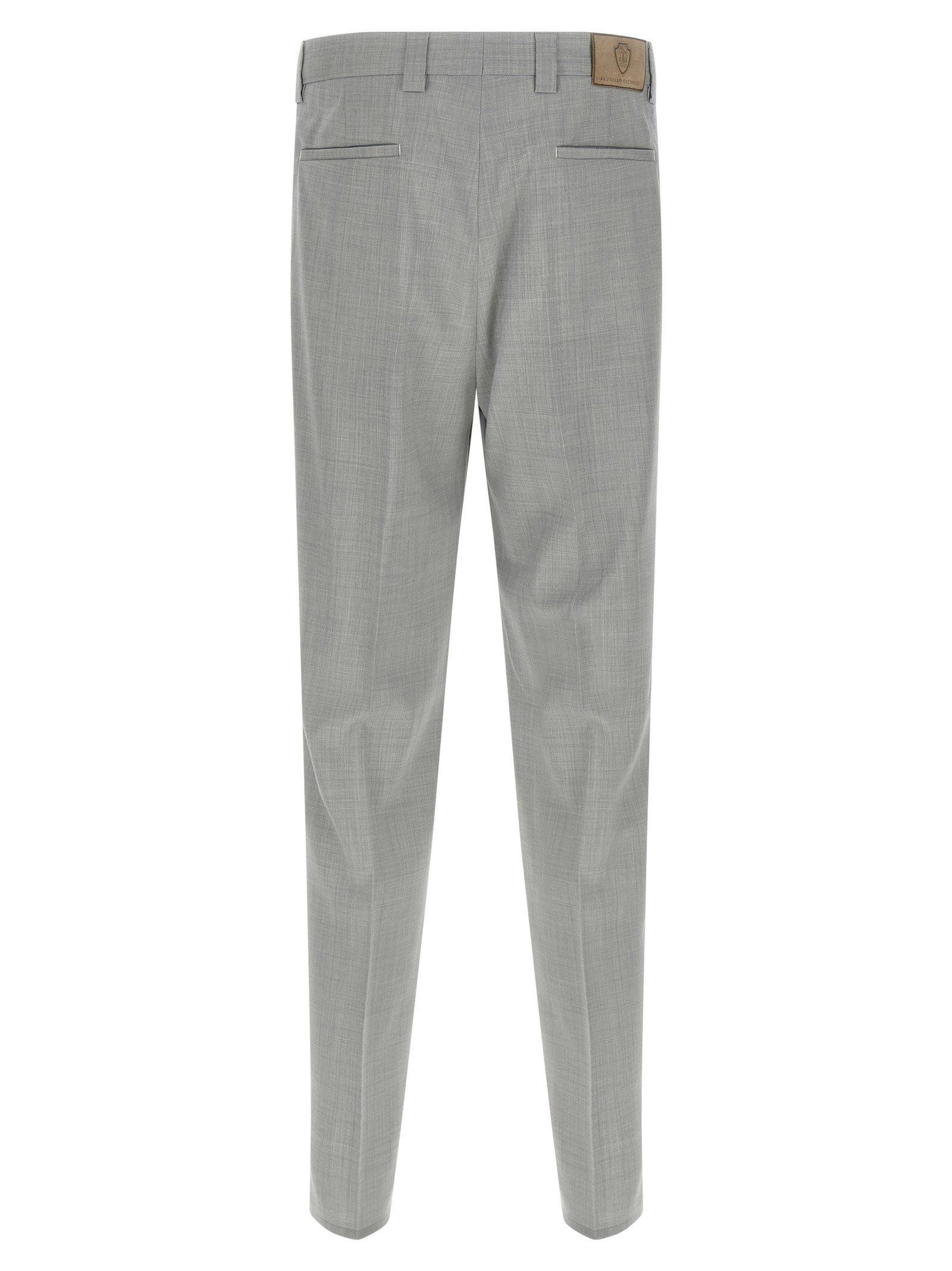 Mélange wool pants - Image 2