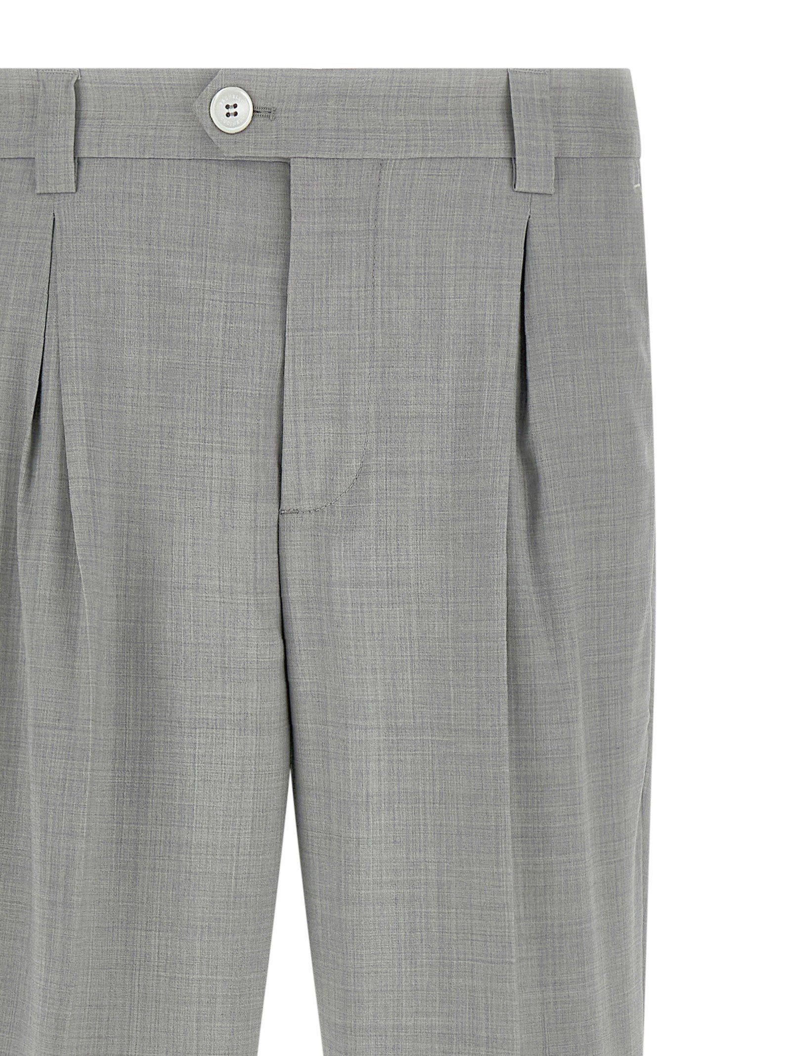 Mélange wool pants - Image 3