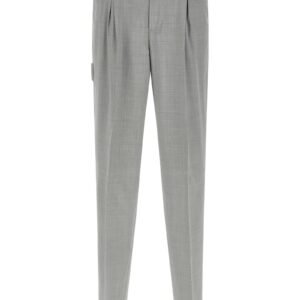 Mélange wool pants