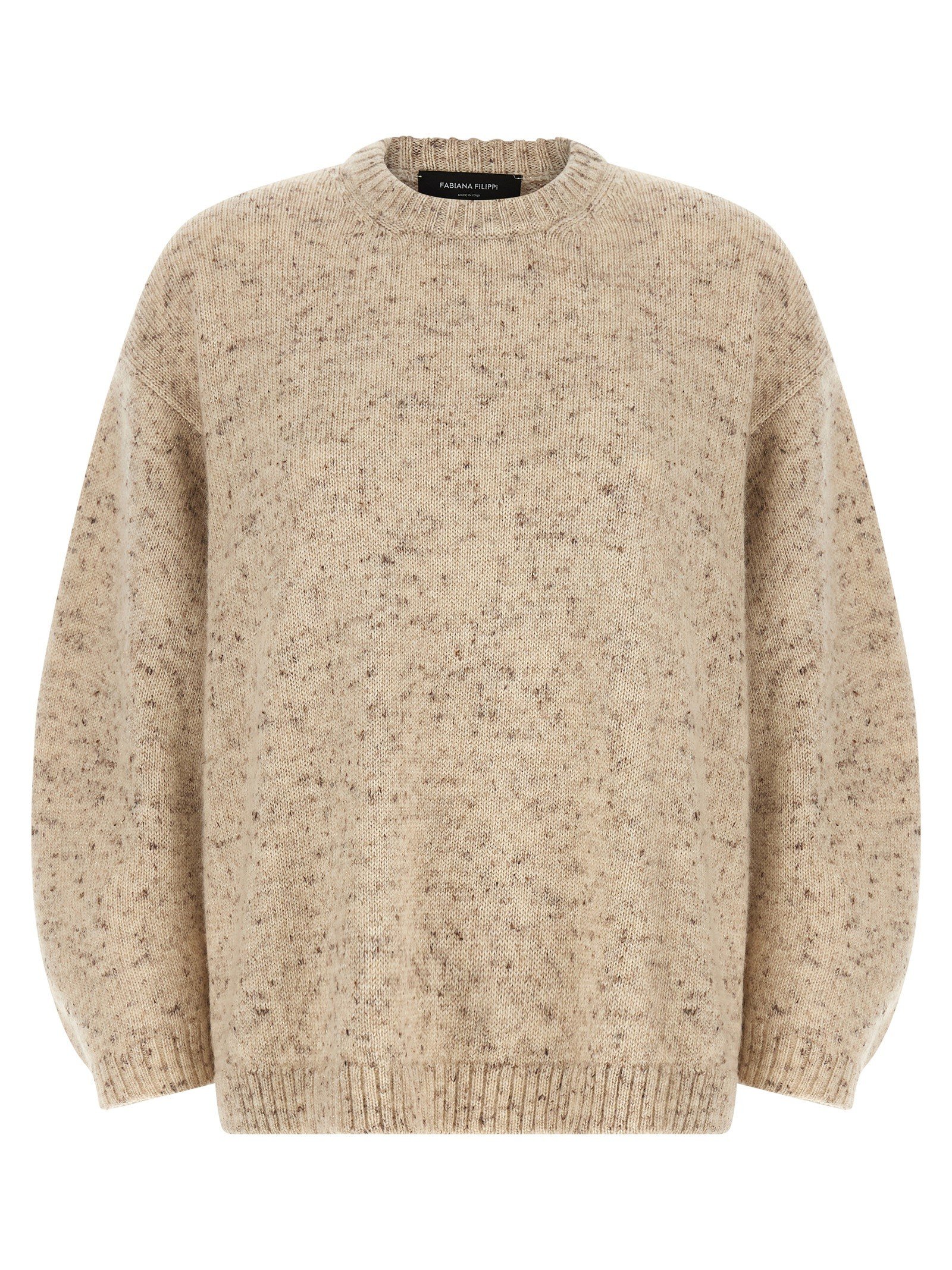 Melange wool sweater