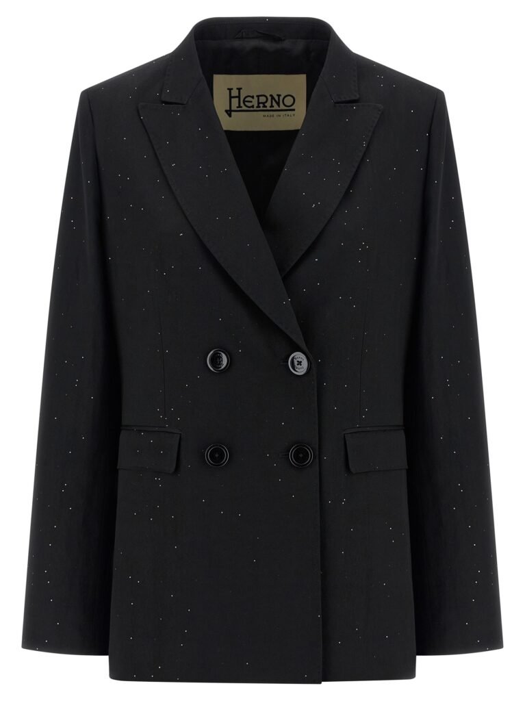 Micro sequin blazer
