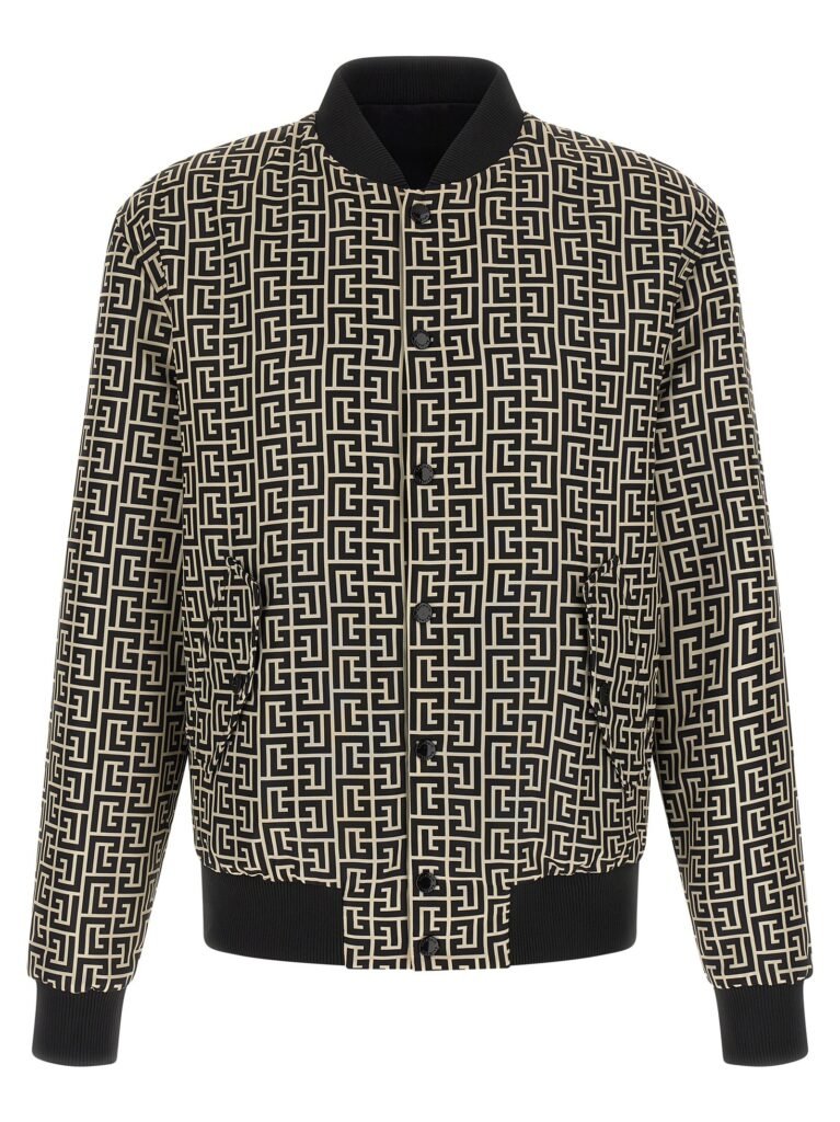 'Monogram' reversible bomber jacket