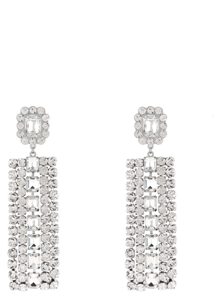'Multi Crystal Droplet' earrings