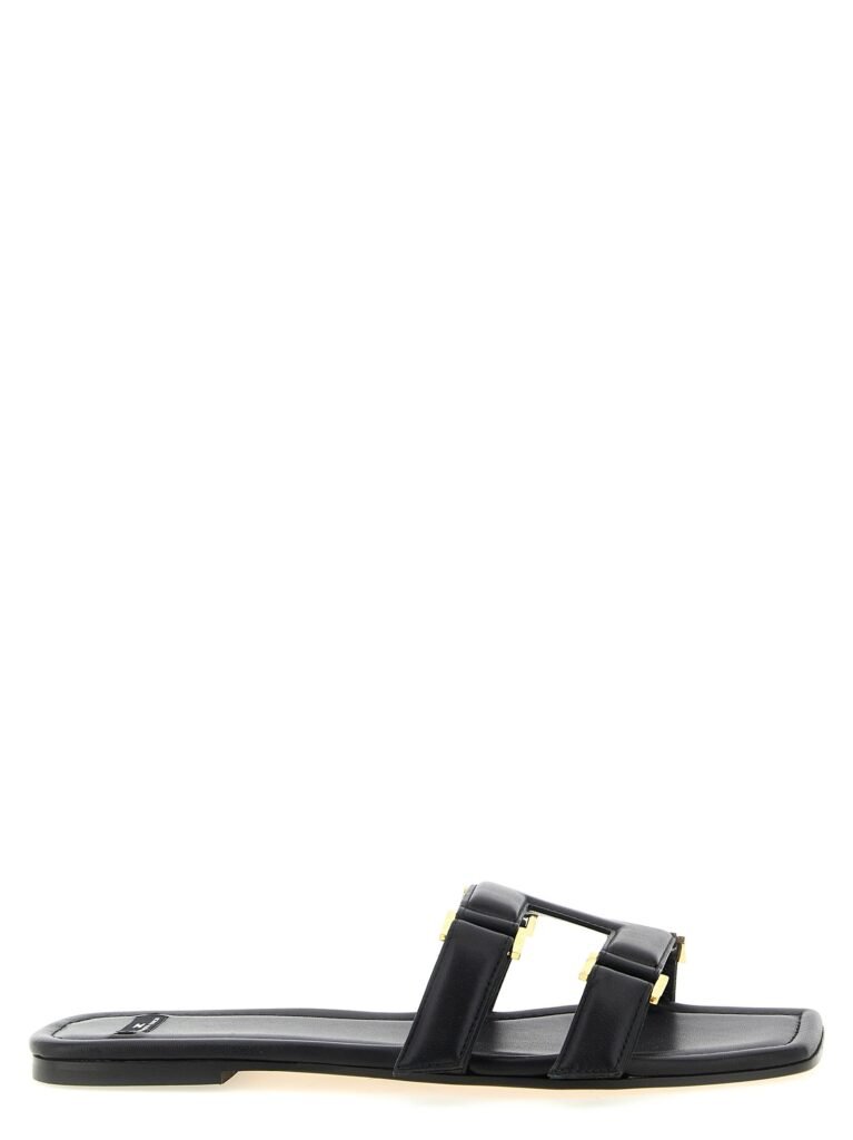 Nappa leather sandals