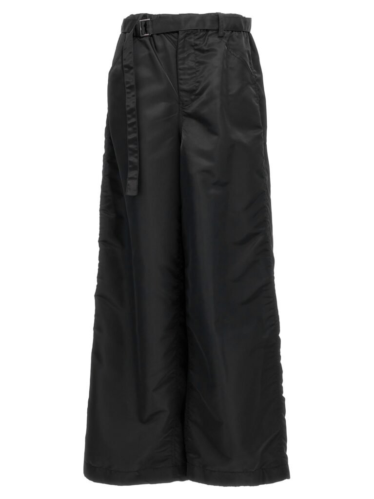 Nylon twill pants