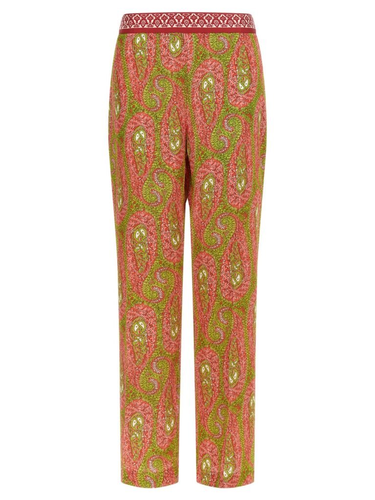 'Paisley foliage' pants