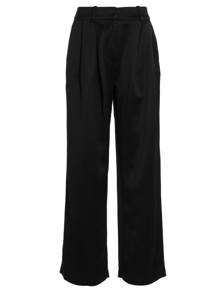 Pants with front pleats