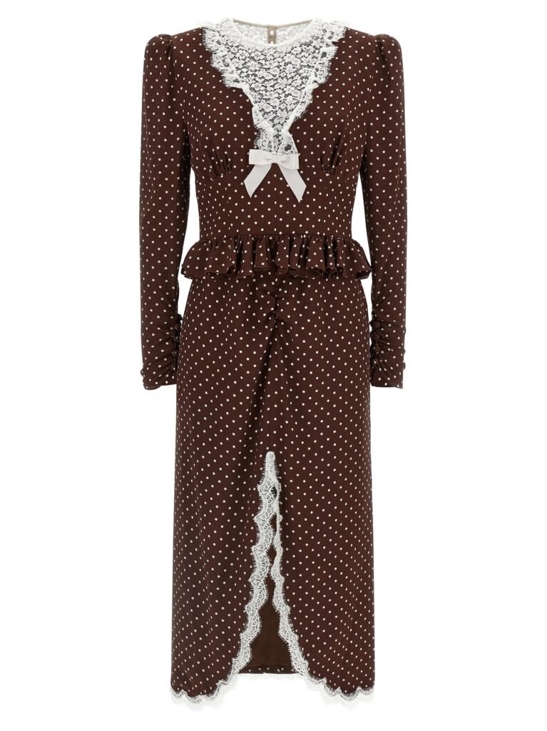 'Polka Dot Midi' dress