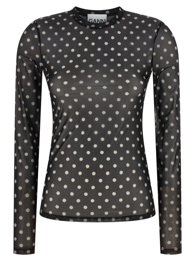 Printed Sheer' sweater