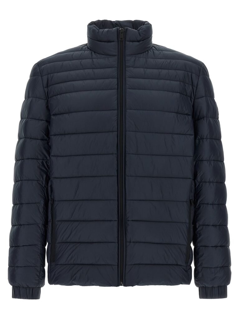 Quilted down jacket