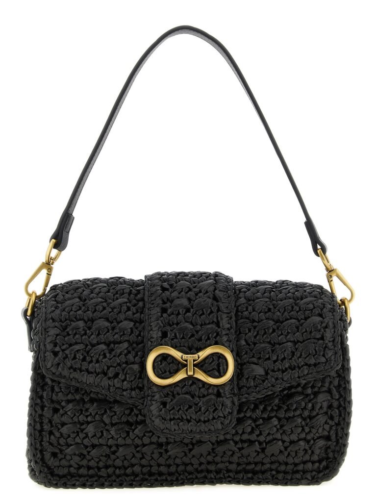 Raffia crossbody bag