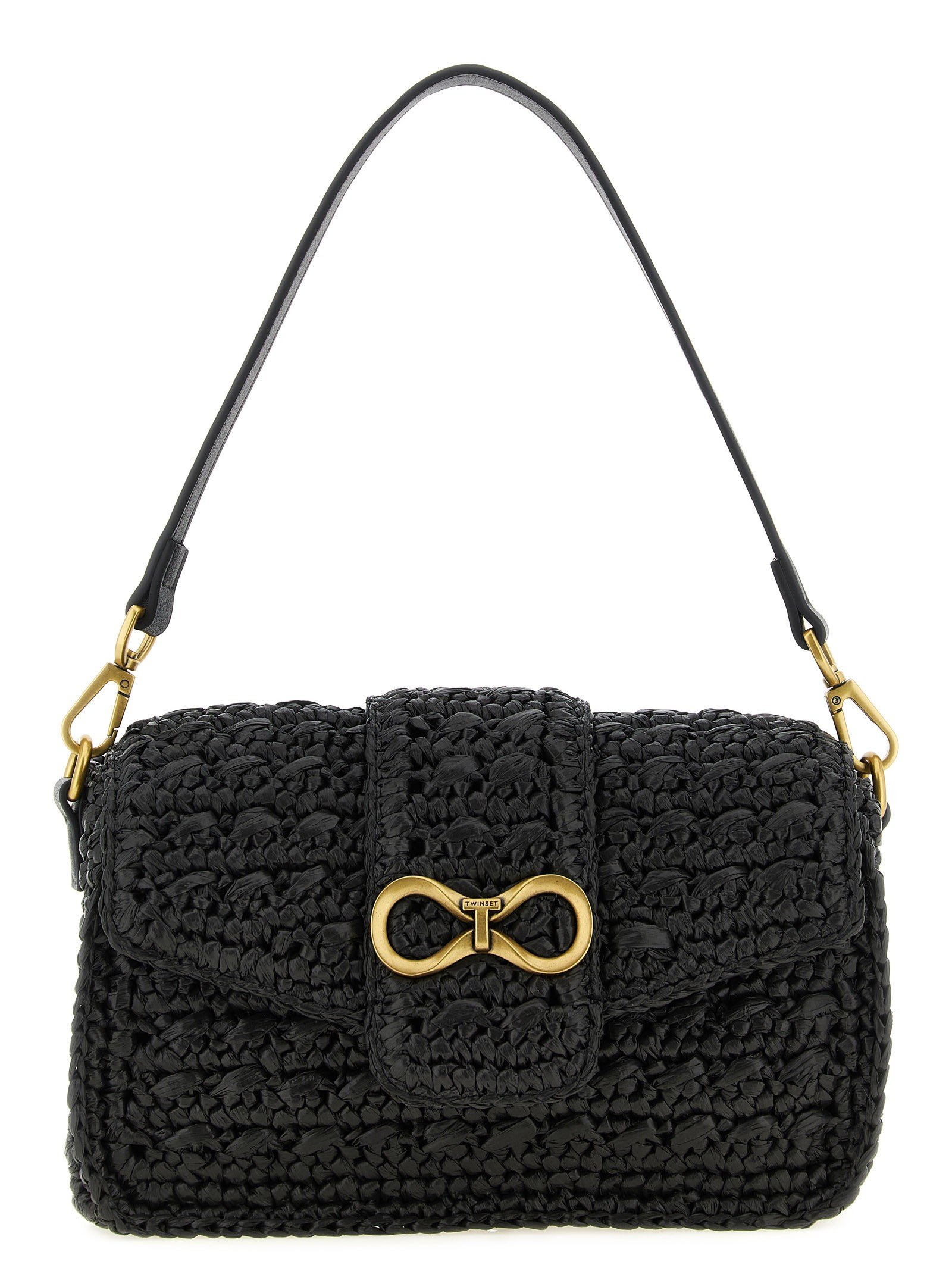 Raffia crossbody bag