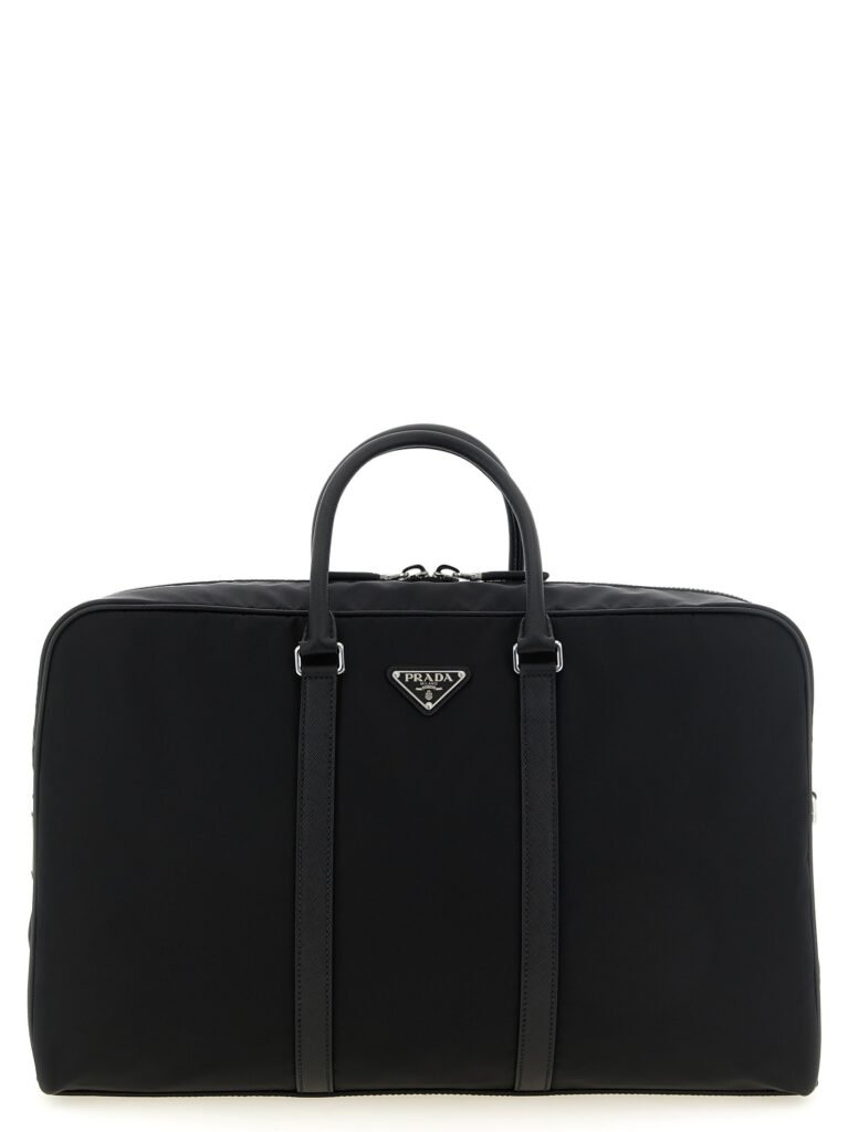 Re-Nylon and Saffiano travel bag