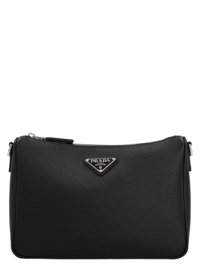 Re-Nylon & Saffiano crossbody bag