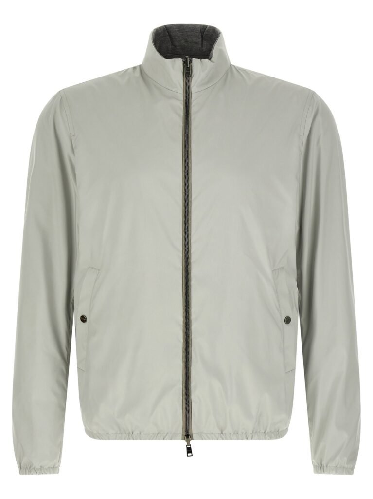 Reversible bomber jacket