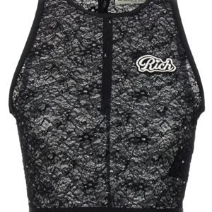 Rhinestone lace top