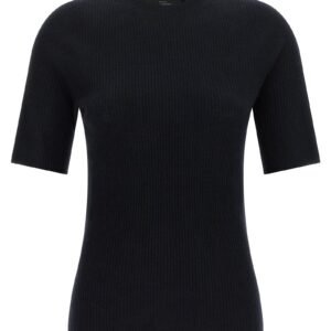 Ribbed knit t-shirt