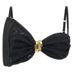 Satin bra and tulle