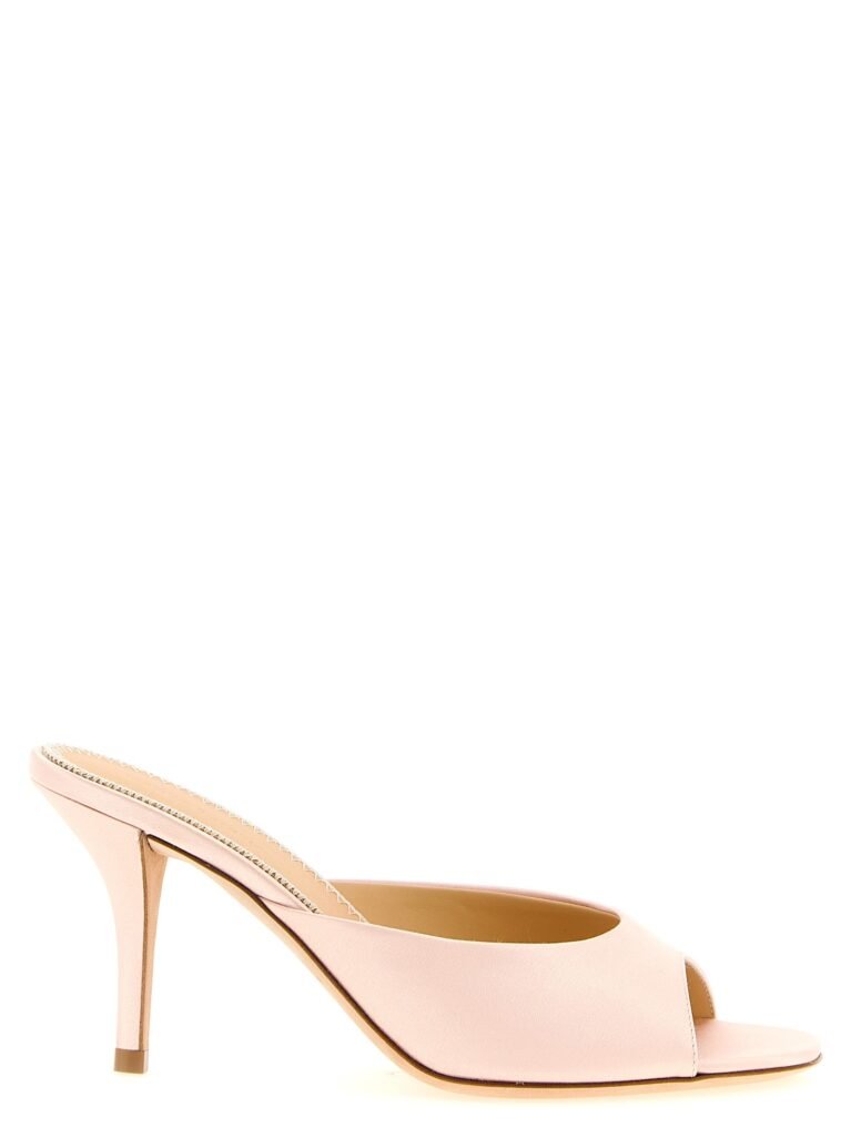 Satin mules