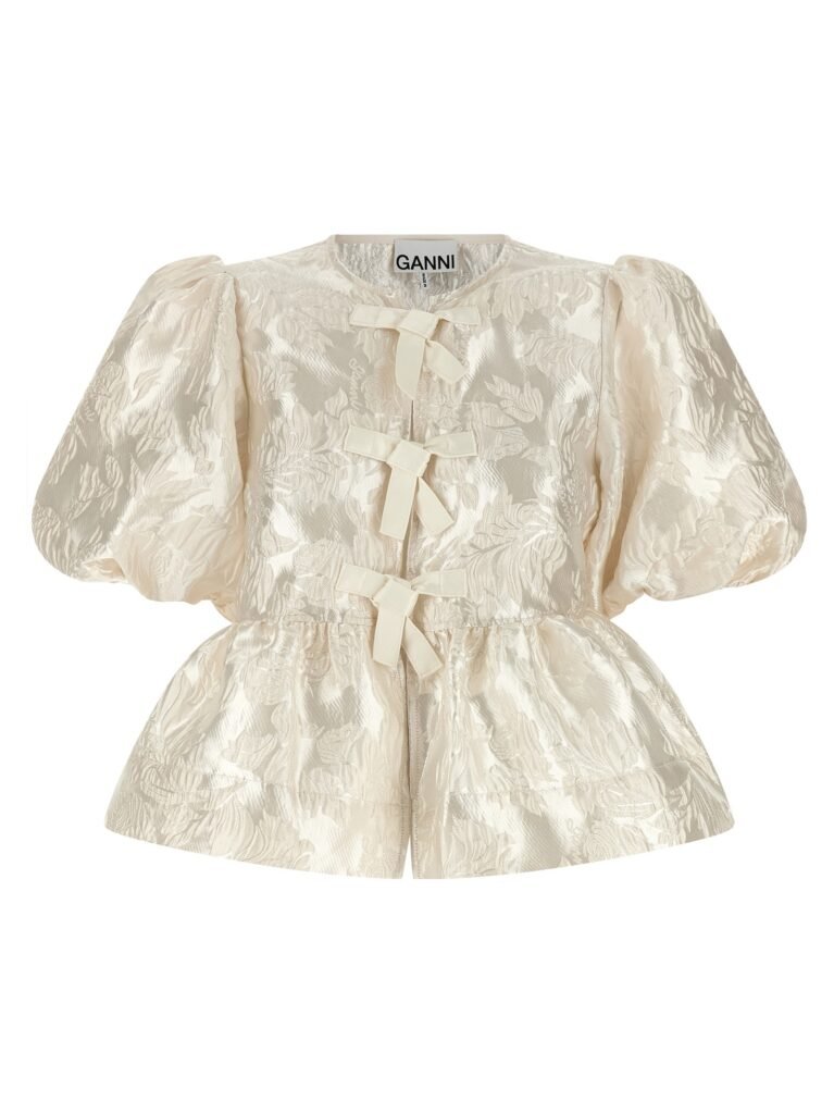 'Satin Peplum' blouse
