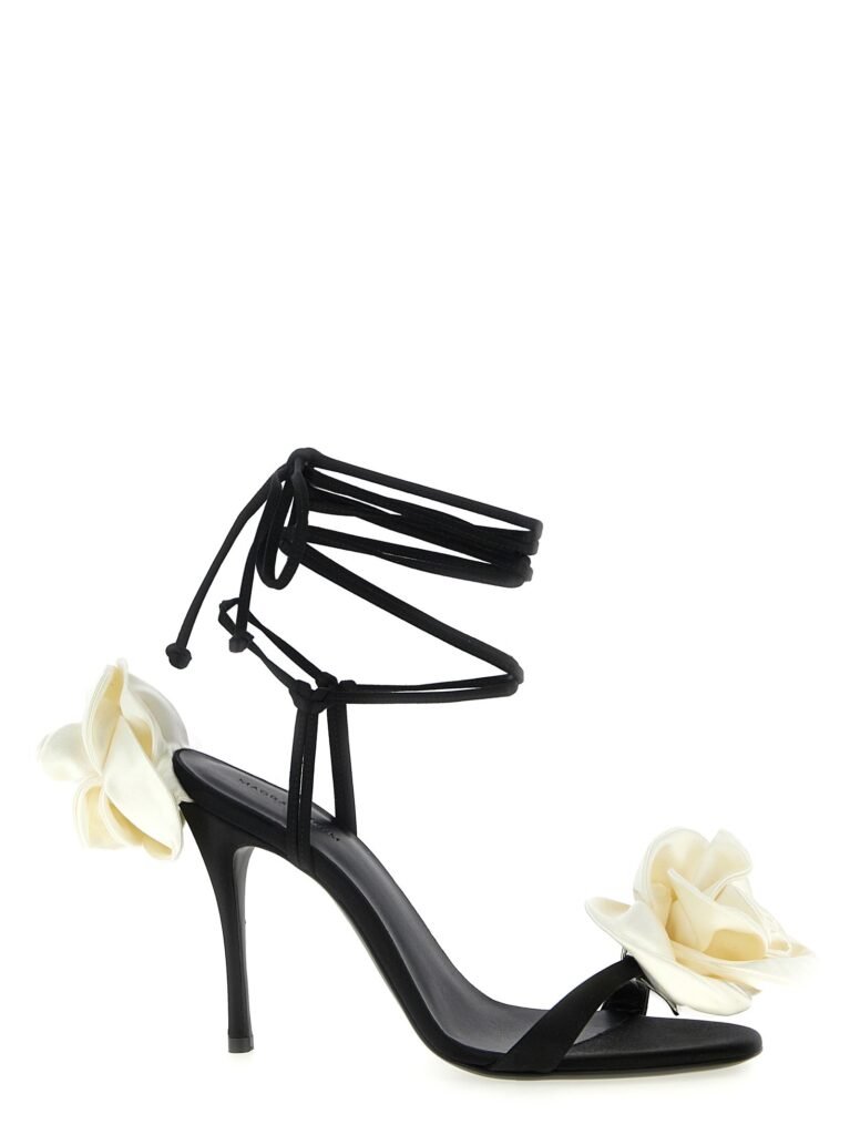 Satin sandals
