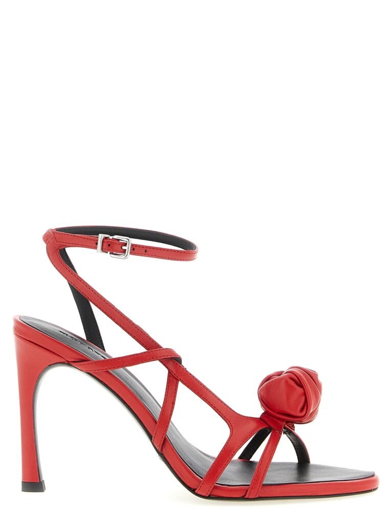 Sculptural knot sandals