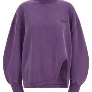 Shaped slit sweatshirt