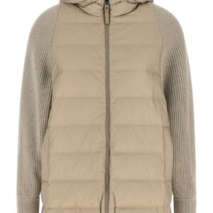 Shiny Zipper Pull' down jacket